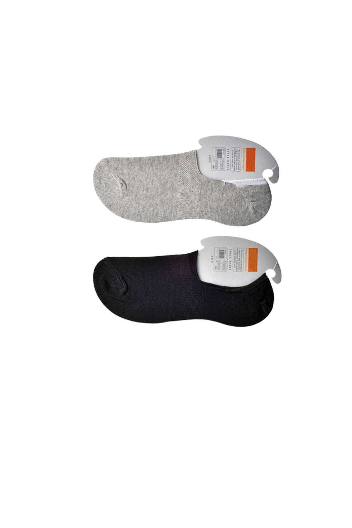 Black And Gray Men's Beret Socks 12 Pairs Piamoda