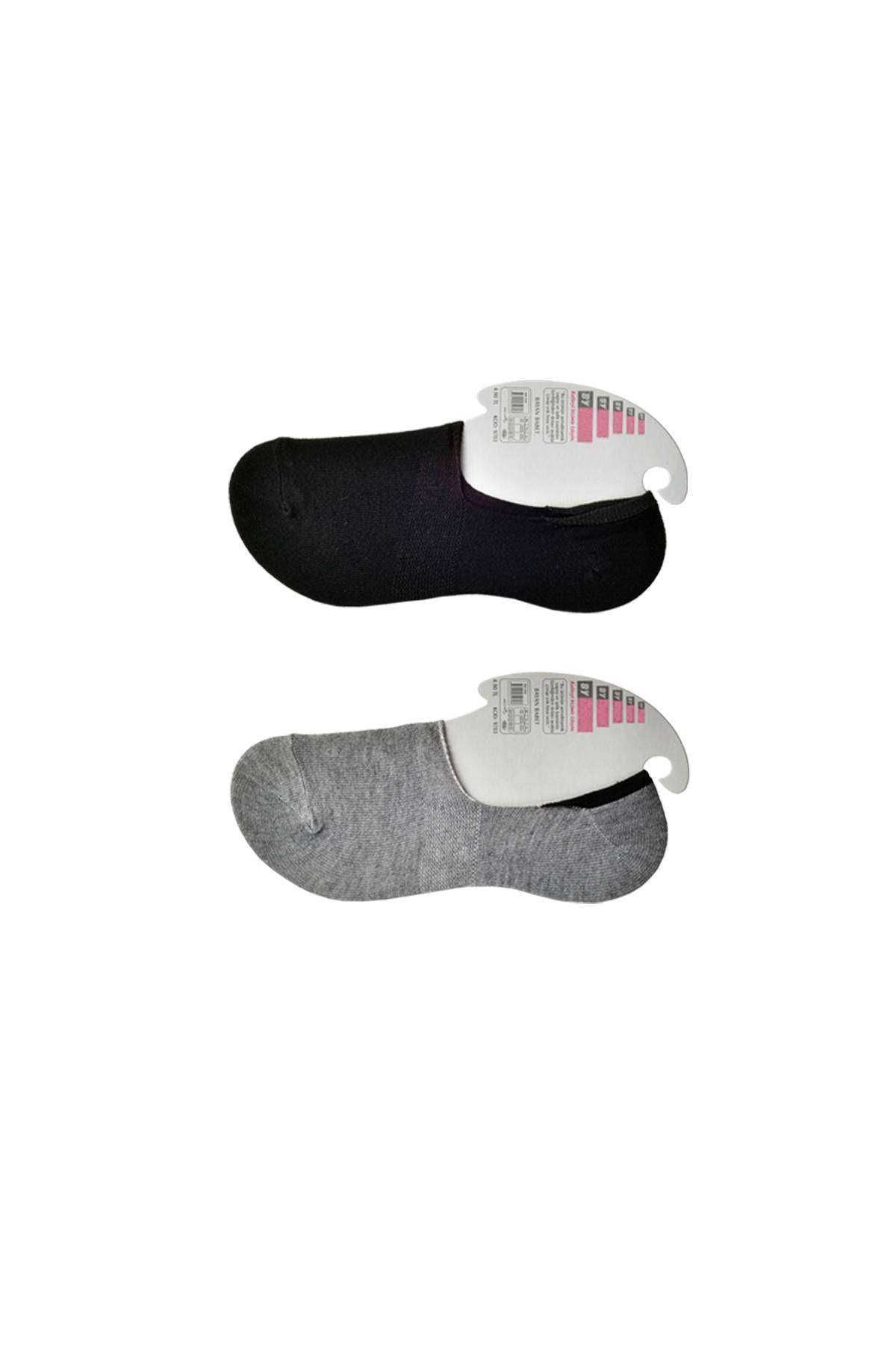 Black And Gray Women's Beret Socks 15 Pairs Piamoda