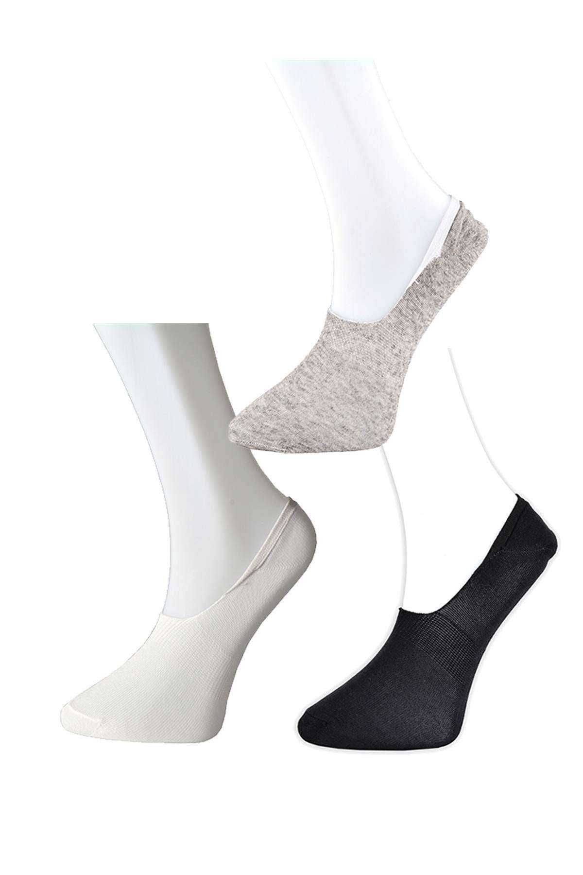 Black Grey And White Men's Beret Socks 15 Pairs Piamoda