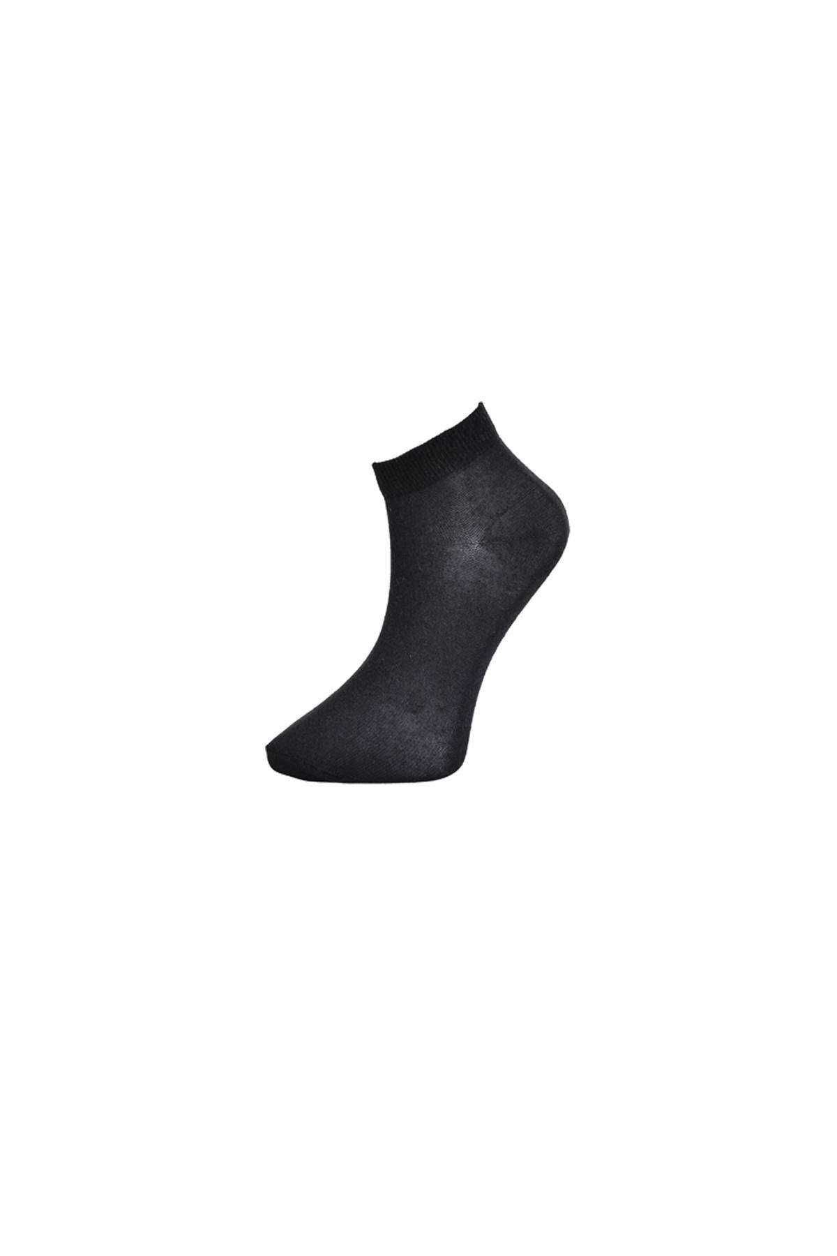 Black Women's Ankle Socks 3 Pairs Piamoda