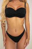 Brazilian Chic Bikini Suit Black Piamoda