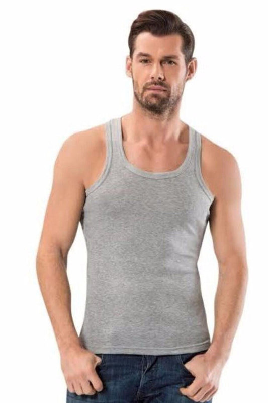 Classic Men's Tank Top with Thick Strap Grey 1151 A