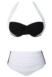 Black White Bikini Set Women Swimwear Swimsuit