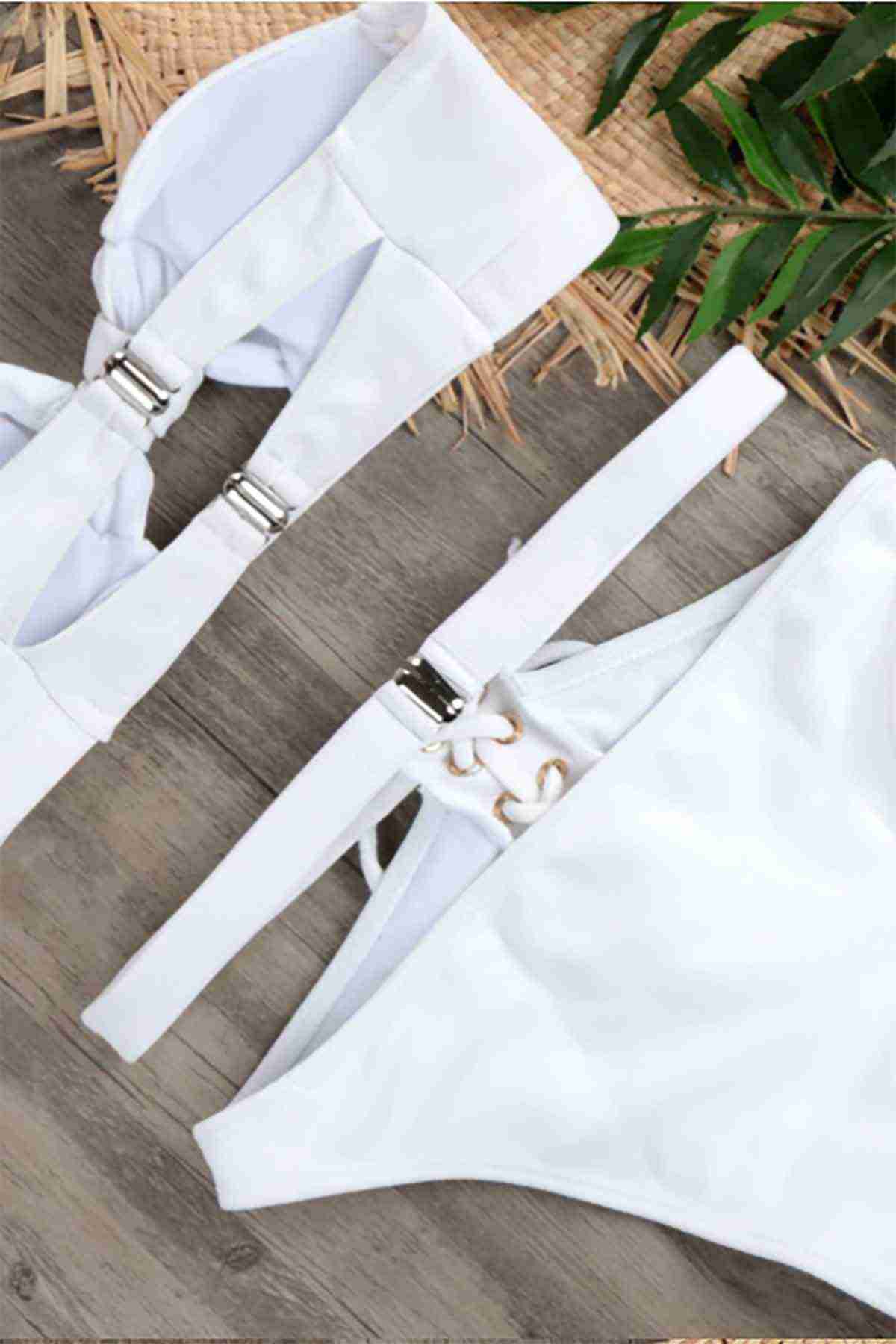Custom Design Bikini Bottom White Piamoda