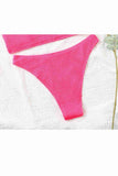 Bikinihose aus Rippstoff nach Maß in Rosa