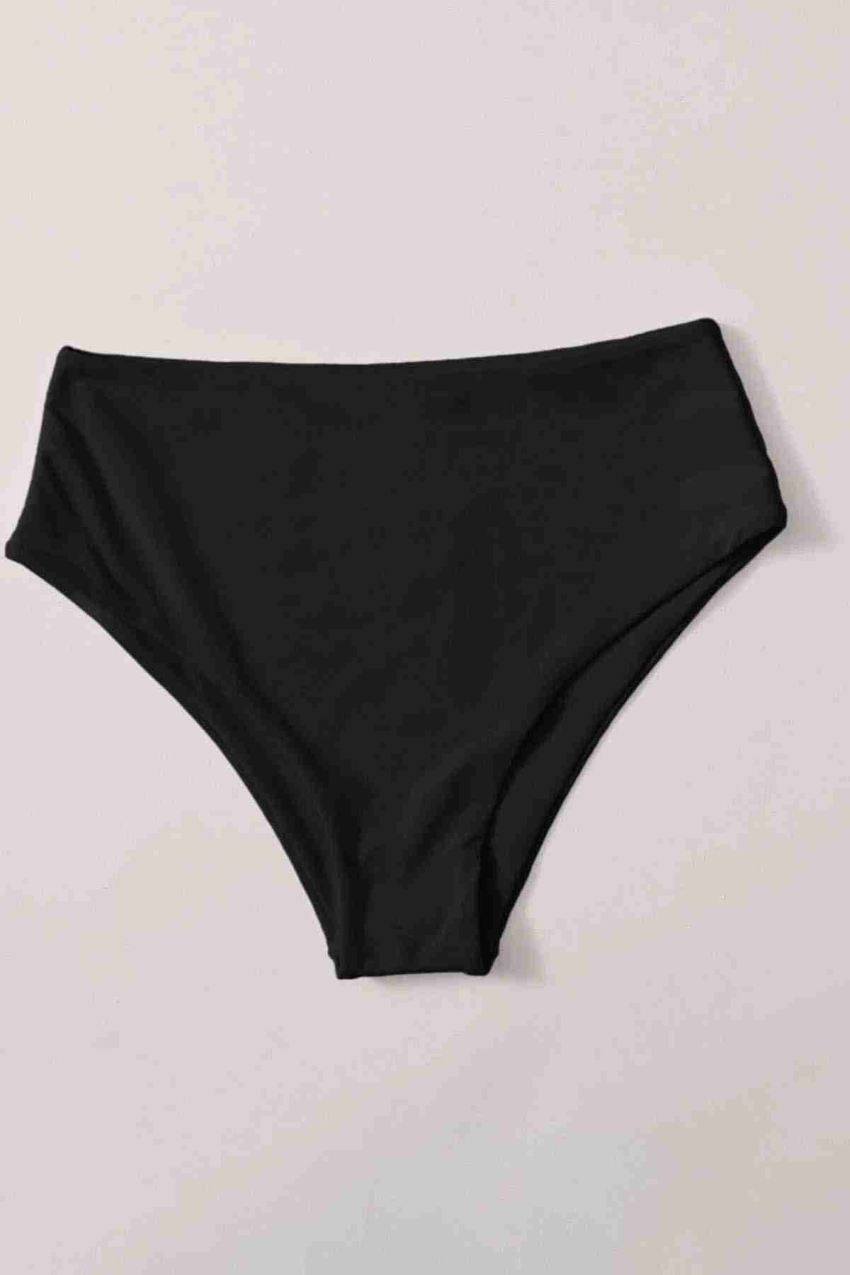 high waist bikini bottom