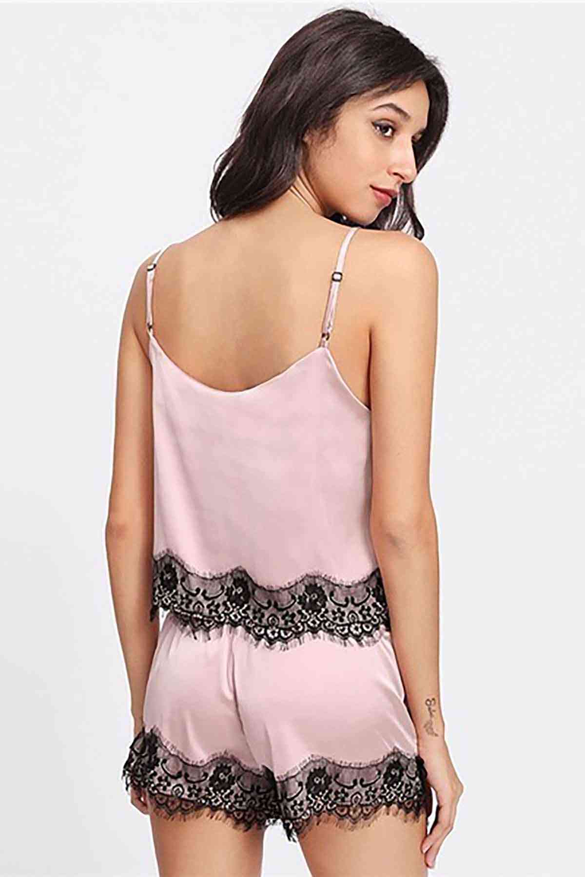 Lace Satin Sorted Nightgown Set Womens Nightgown Sleepwear Sexy Sleepwear Sexy Lingerie Lace Lingerie Babydoll Underwear