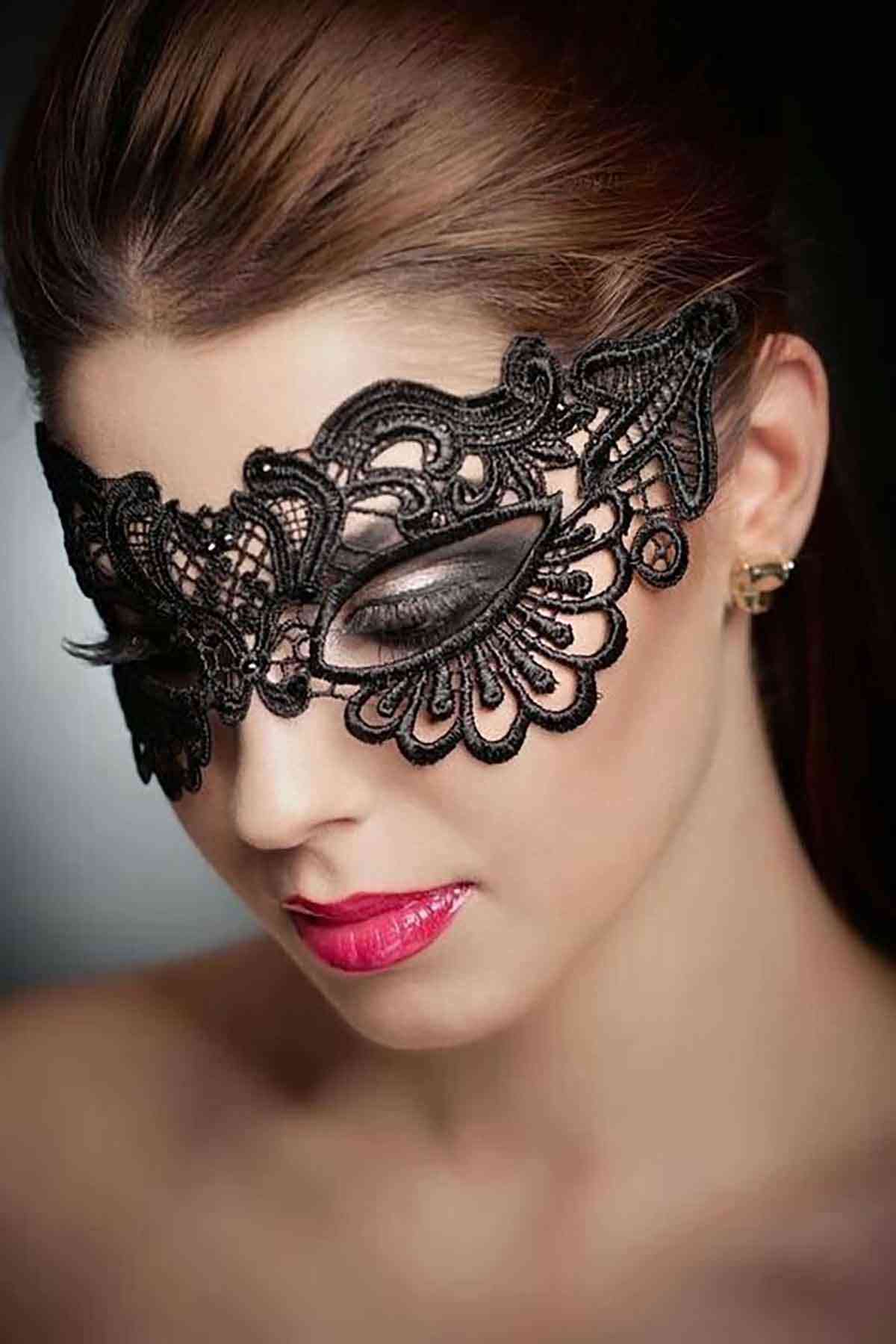 Black Lace Eye Mask Exotic Apparel Sexy Lingerie Erotic Lingerie Exotic Accessories Sex Toys
