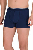 Lycra Men's Plus Size Boxer Shorts Navy 1097 B