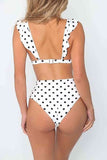 Black Polka Dot Bikini Set Women Swimwear Swimsuit