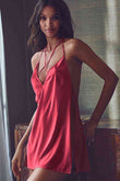 Red Satin Nightgown Womens Nightgown Sleepwear Sexy Sleepwear Sexy Lingerie Lace Lingerie Babydoll Underwear