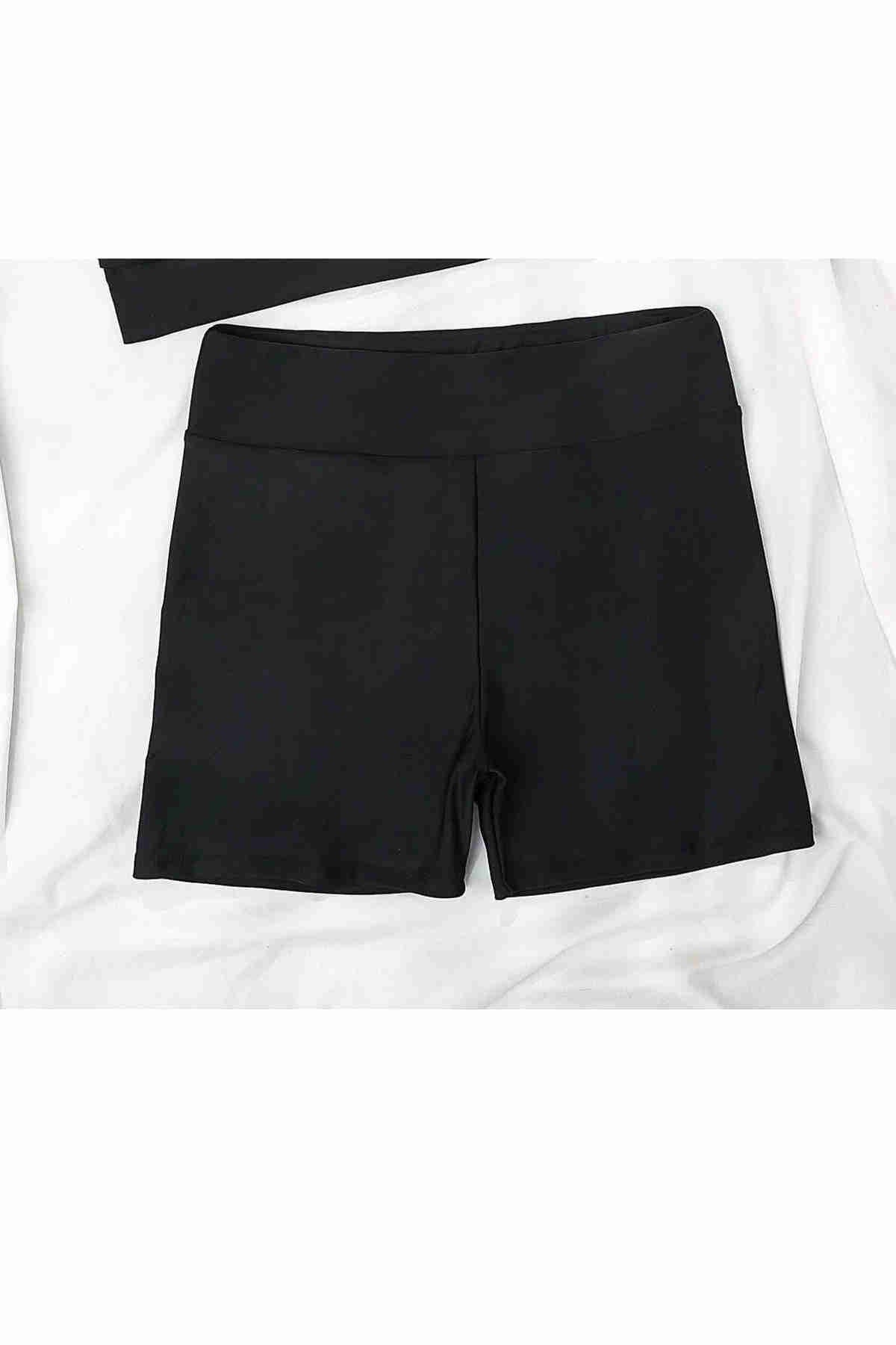Stylish Marine shorts Black Piamoda