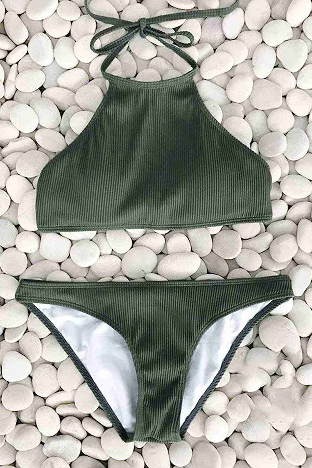 Stylish Tankini Bikini Set