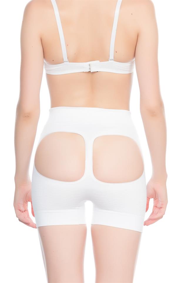 White  2034 Butt Open Anti Cellulite Corset