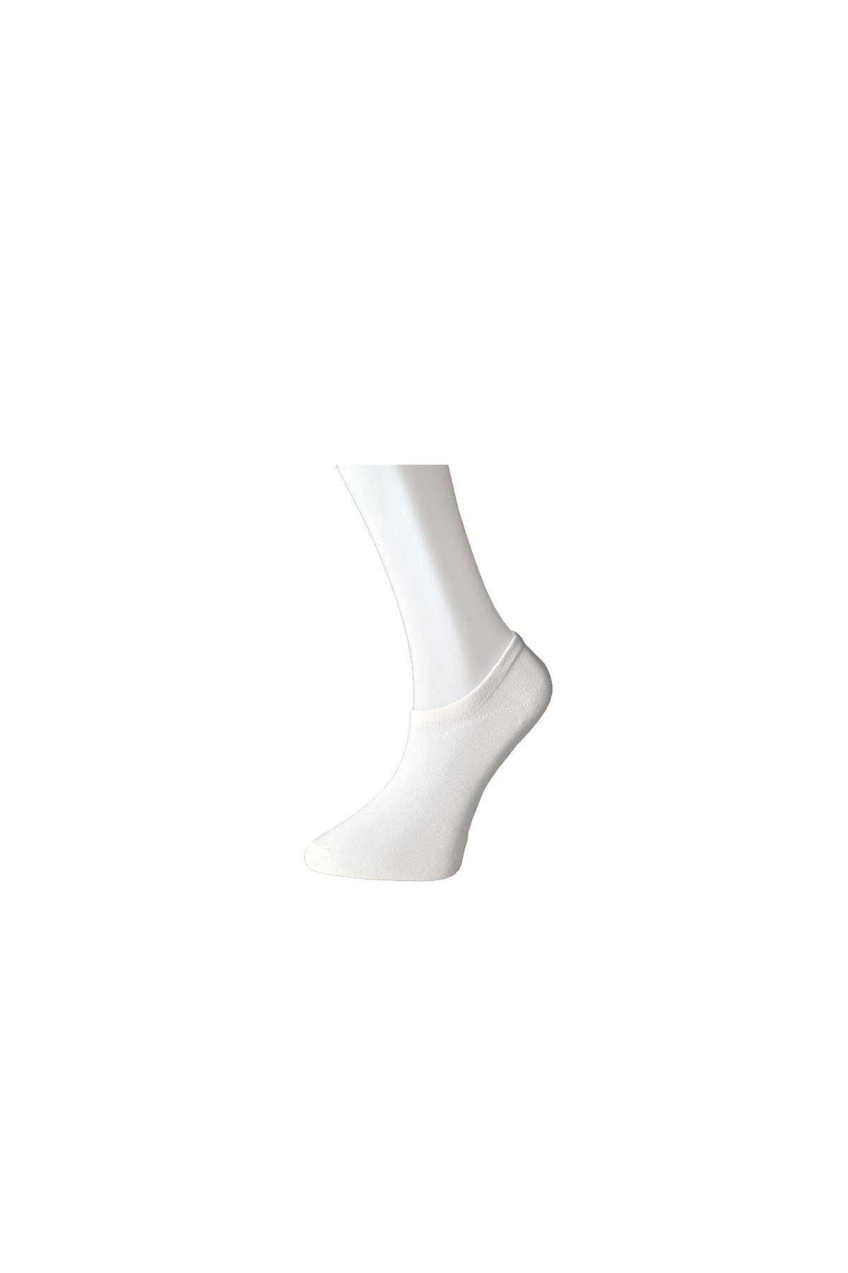 White Men's Invisible Socks 3 Pairs Piamoda