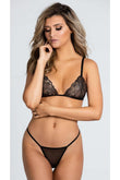 Lace Embroidered Bra Panties Set 50837