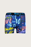 Men's Boxer Single Lyra Cotton Mixed Color Shorts 2033 1 Dy2033 1