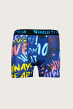 Men's Boxer Single Lyra Cotton Mixed Color Shorts 2033 1 Dy2033 1